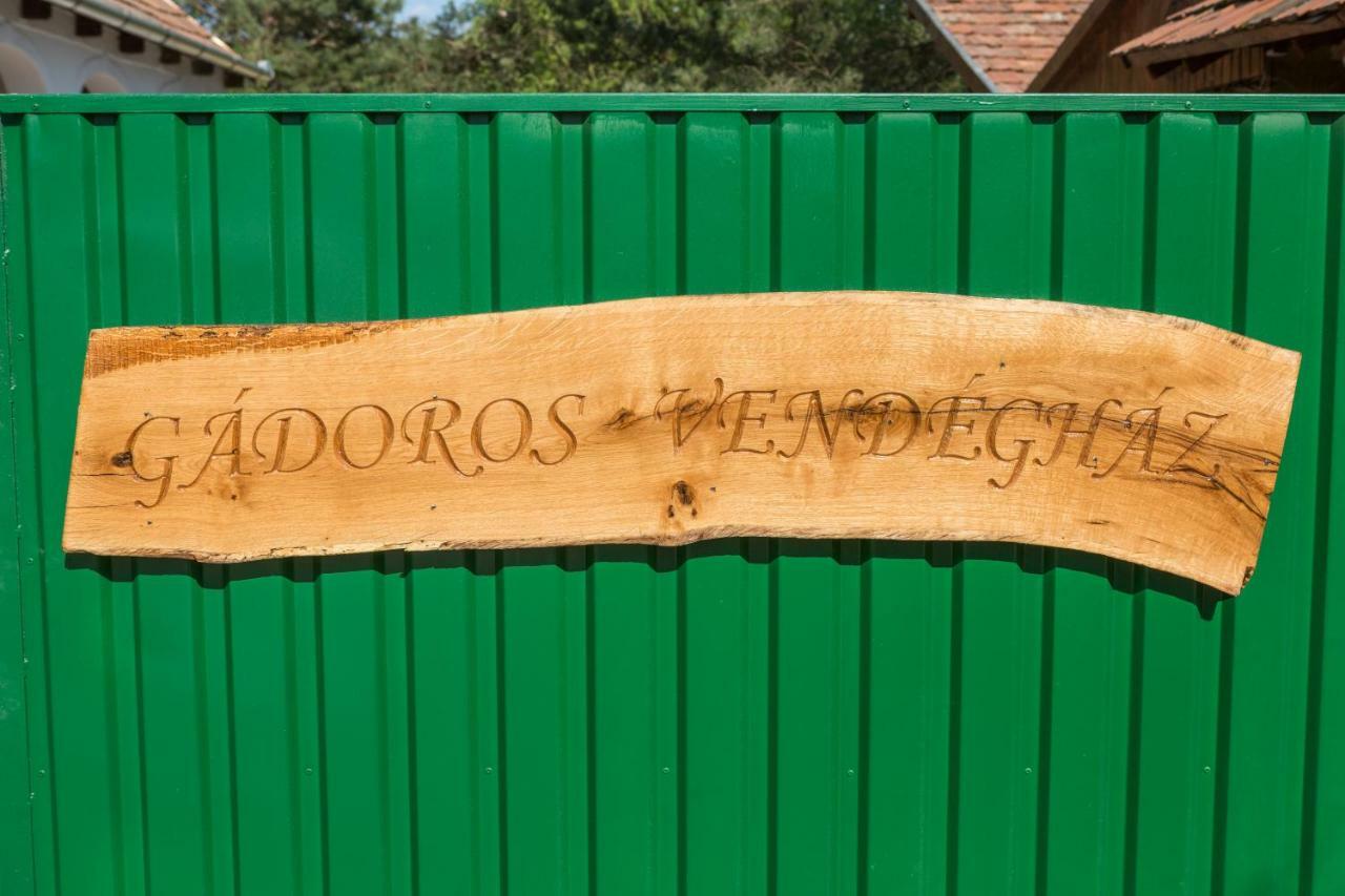 Gadoros Vendeghaz Hotel Egerszalok Exterior photo